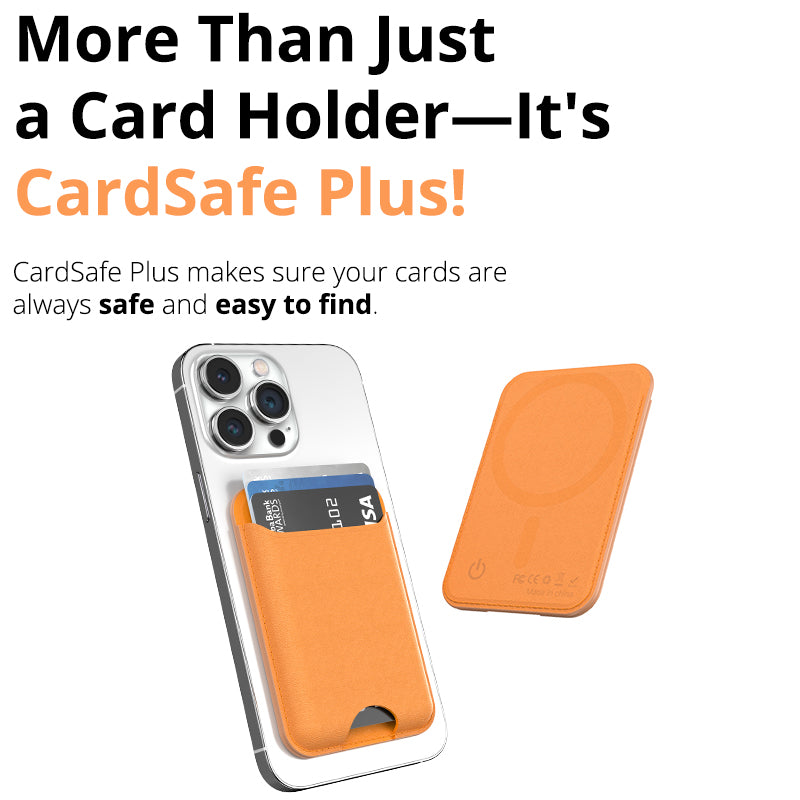 CardSafe Plus - MagSafe Card Holder with Global & Nearby Location Tracking